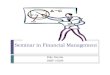 Seminar in Financial Management