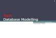 Topic Database Modelling