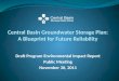 Central Basin Groundwater Storage Plan: A Blueprint for Future Reliability