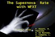 The Supernova  Rate with WFXT