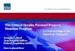 The Federal Surplus Personal Property Donation Program
