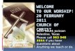 Welcome to our worship! 20 February 2011 Church of Christ