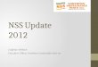 NSS Update  2012