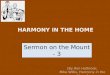 HARMONY IN THE HOME