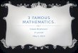 3 famous mathematics 