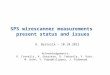 SPS  wirescanner  measurements  present status and issues
