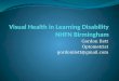 Visual Health in Learning Disability NHFN Birmingham