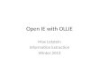 Open IE with OLLIE