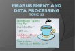 measurement and data processing Topic 11