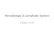 Hematologic & Lymphatic System
