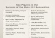 Key Players in the  Success of the Main 212 Renovation