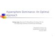 Hypersphere  Dominance: An Optimal Approach