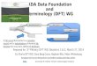 RDA Data Foundation and  Terminology (DFT) WG