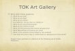 TOK Art Gallery