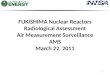 FUKISHIMA Nuclear Reactors Radiological Assessment Air Measurement Surveillance AMS March 22, 2011