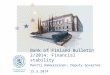 Bank  of Finland Bulletin 2/2014: Financial stability