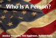 Who Is A Person?