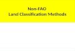 Non-FAO  Land Classification Methods