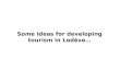 Some ideas  for  developing tourism  in Lodève…