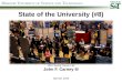 State of the University (#8) 2010 Spring Career Fair John F. Carney III April 28, 2010