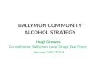 BALLYMUN COMMUNITY ALCOHOL STRATEGY