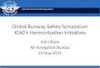 Global Runway Safety Symposium ICAO’s Harmonization Initiatives