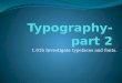 Typography-part 2