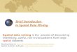 Brief Introduction  to Spatial Data Mining