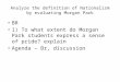 Analyze the definition of Nationalism by evaluating Morgan Park