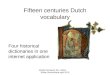 Fifteen centuries Dutch vocabulary
