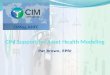 CIM Support for Asset Health Modeling Pat Brown, EPRI