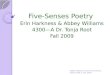 Five-Senses Poetry
