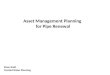 Asset Management Planning  for Pipe Renewal