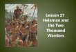 Lesson 27   Helaman  and the Two Thousand Warriors