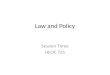 Law and Policy