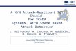 A K/N Attack-Resilient ICT Shield  for SCADA Systems, with State Based Attack Detection