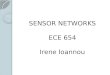 SENSOR  NETWORKS ECE 654 Irene Ioannou