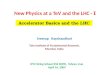 New Physics at a  TeV  and the LHC -  I