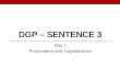 DGP – Sentence 3