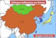 Chinese Influence on Korea