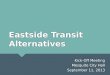 Eastside Transit Alternatives