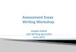 When the Clock Is Ticking:  Writing an Essay as Part of the Parkland College Assessment Process