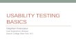 Usability testing Basics