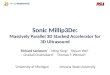 Sonic Millip3De : Massively  Parallel 3D Stacked  Accelerator for  3D Ultrasound