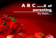 A B C ….z  of parenting
