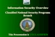 Information Security Overview