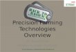 Precision Farming Technologies Overview