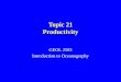 Topic 21 Productivity