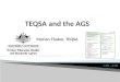 TEQSA and the AGS Marian Thakur, TEQSA