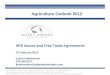 SPS Issues and Free Trade Agreements 23 February 2012 Jason Hafemeister 703.556.0071